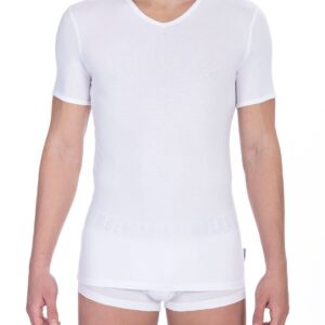 White Cotton Men's T-Shirt