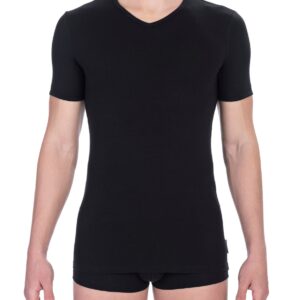 Black Cotton Men T-Shirt