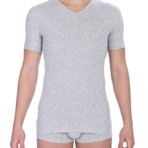 Gray Cotton T-Shirt designed by Bikkembergs