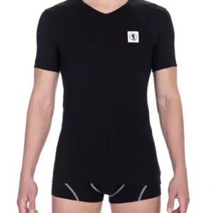 Black Cotton Men's T-Shirt