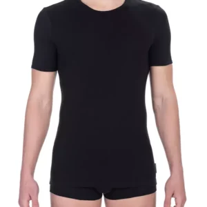 Black Cotton Men's T-Shirt