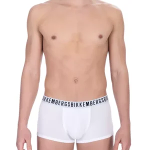 White Cotton Men's Trunk