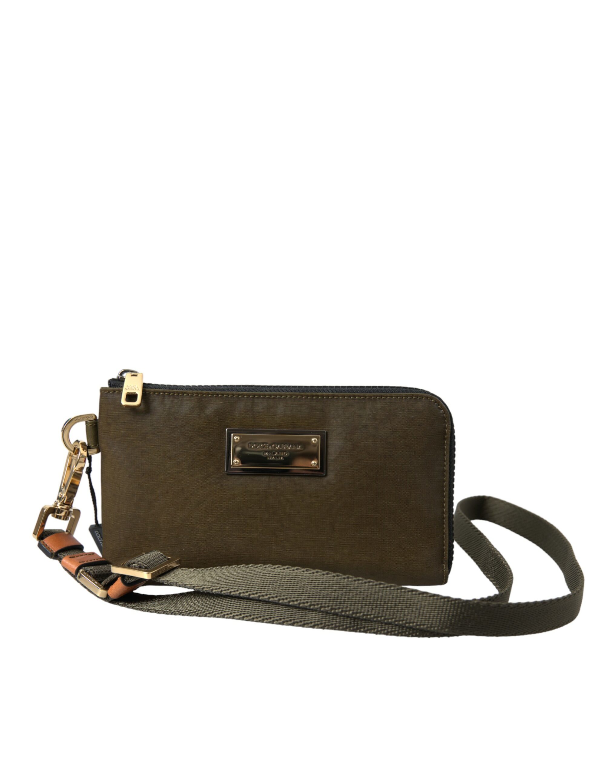 Dark Green Multifunctional Kit 2 Pcs Set Bags by Dolce&Gabbana - Image 2