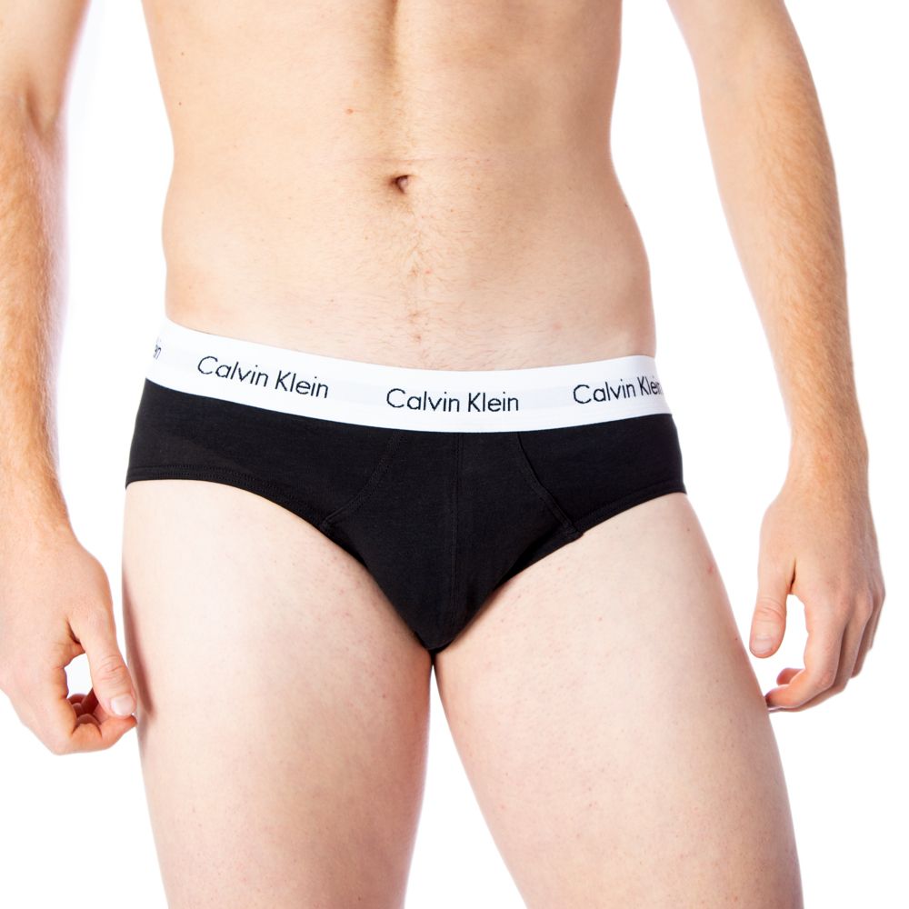 Black Cotton Briefs designed by Calvin Klein - Image 2