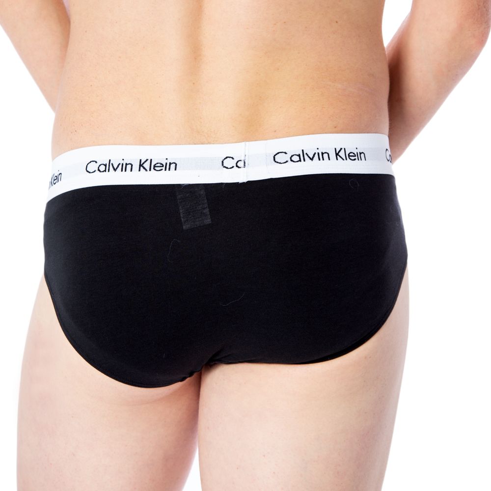 Black Cotton Briefs designed by Calvin Klein - Image 3