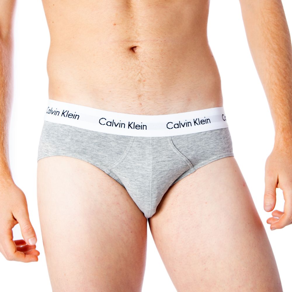 Gray Cotton Briefs designed by Calvin Klein - Image 2