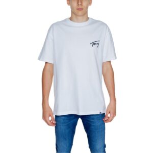 White Cotton T-Shirt designed by Tommy Hilfiger