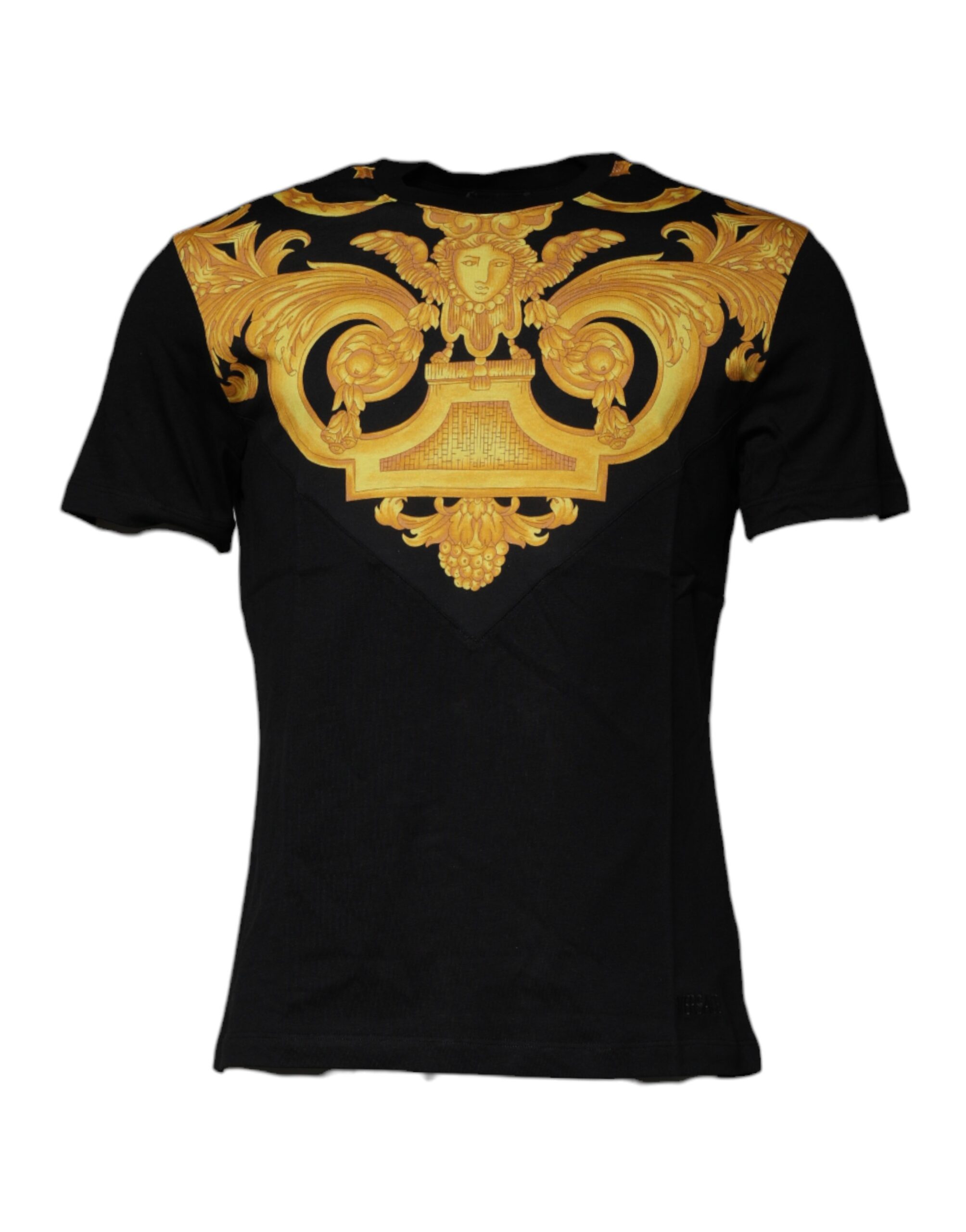 Black Medusa Print Soft Cotton T-Shirt designed by Versace
