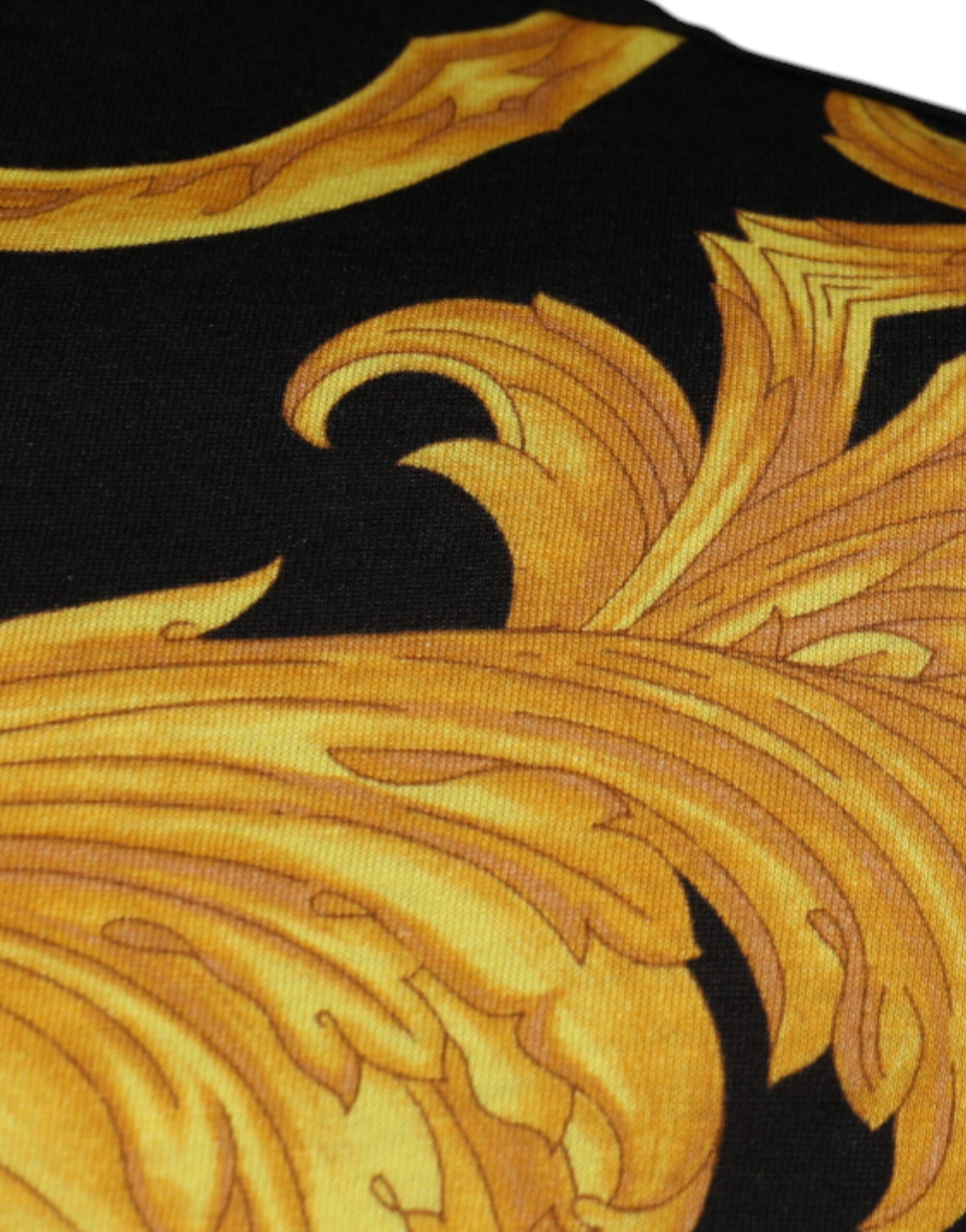 Black Medusa Print Soft Cotton T-Shirt designed by Versace - Image 4