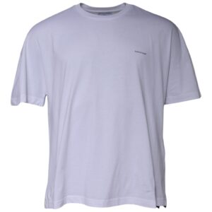 White Logo Soft Cotton T-Shirt designed by Balenciaga