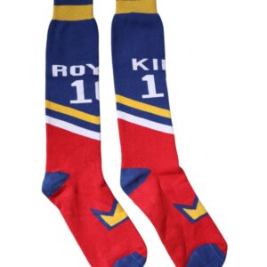 Multicolor Printed Cotton Over Calf Socks designed by Dolce & Gabbana