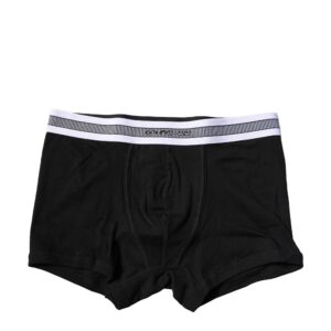 Black Cotton Stretch Regular Boxer Underwear designed by Dolce & Gabbana