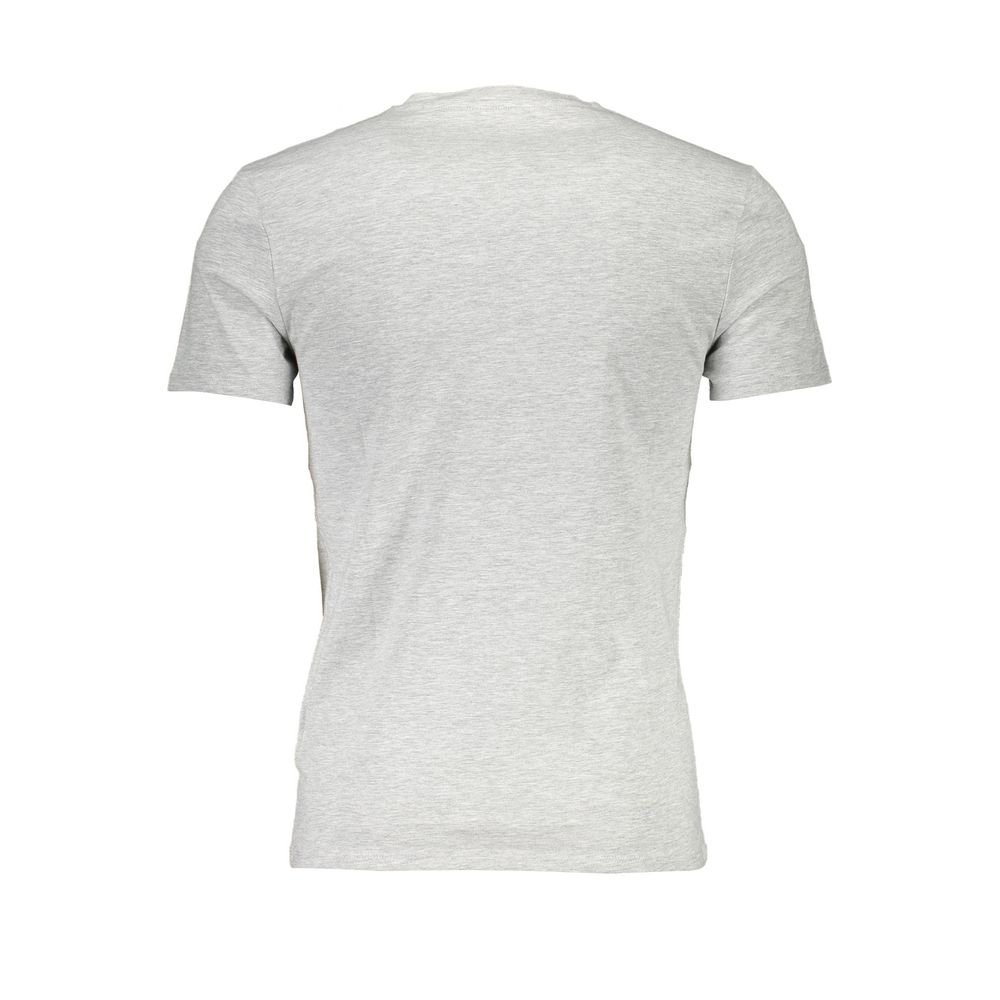Gray Cotton Men T-Shirt designed by Guess - Image 2