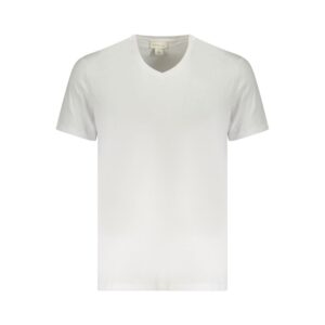 White Cotton Men T-Shirt designed by Calvin Klein