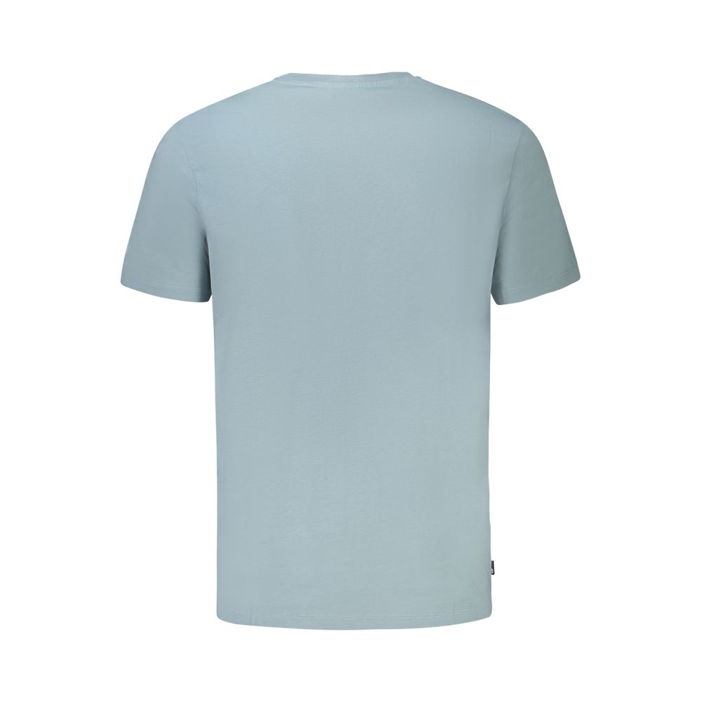 Light Blue Organic Cotton Men T-Shirt - Image 2