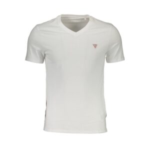 White Organic Cotton Men T-Shirt designed by Guess