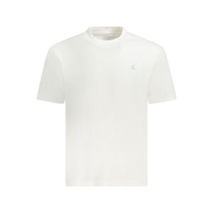 White Cotton Men T-Shirt