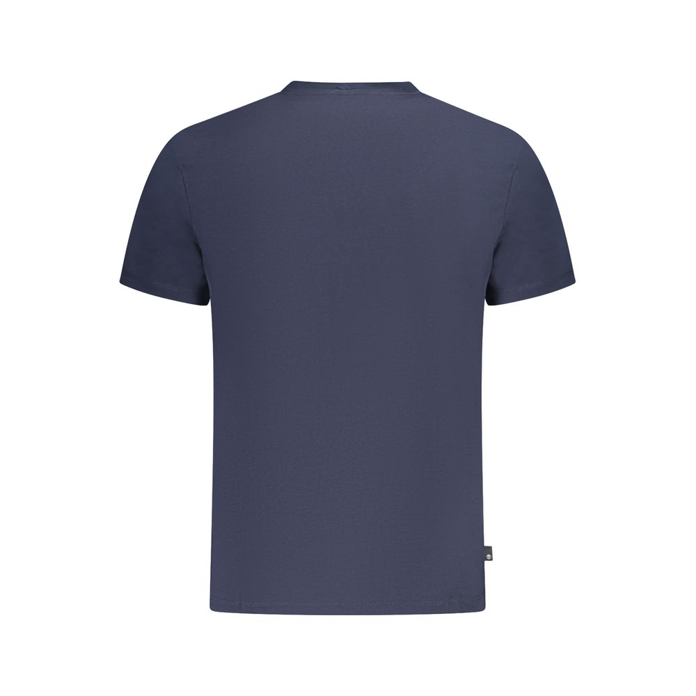 Blue Cotton Mens T-Shirt designed by Timberland - Image 2