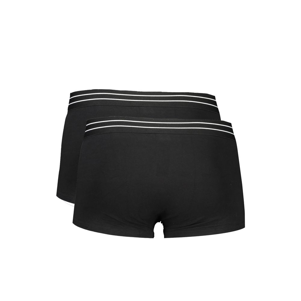 Black Cotton Men Boxer designed by Cavalli Class - Image 2