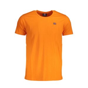 Orange Cotton Men T-Shirt designed by Norway 1963