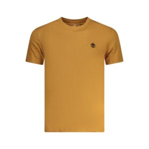 Brown Cotton T-Shirt designed by Timberland