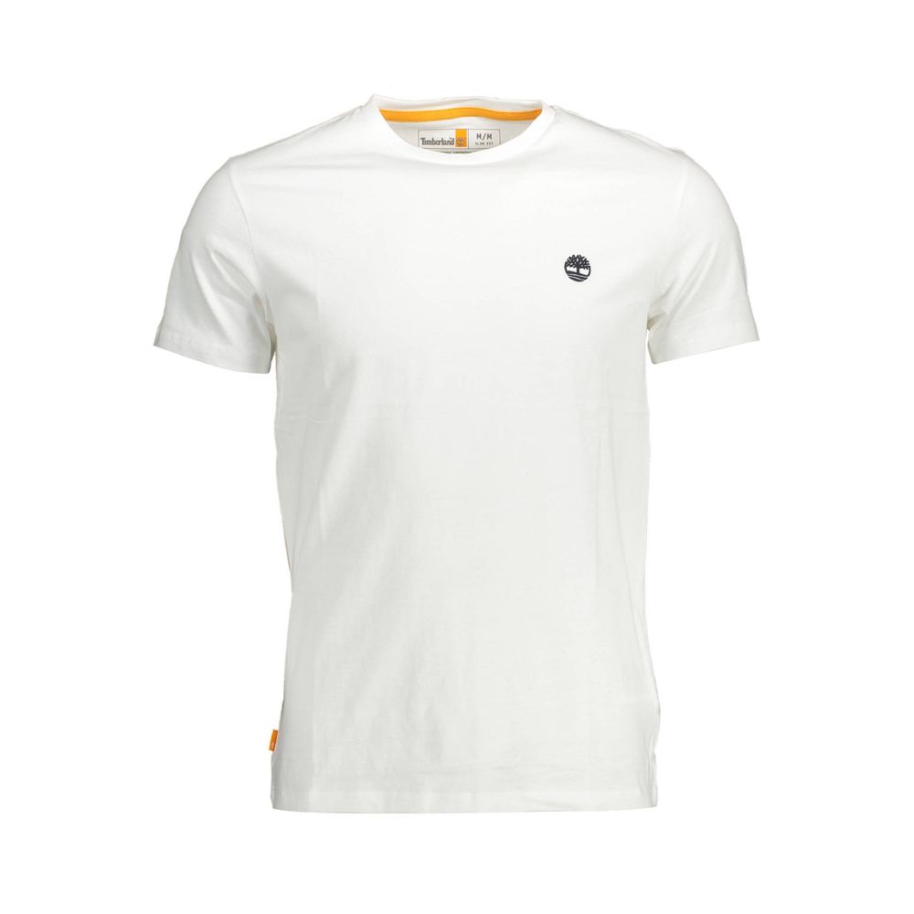 White Organic Cotton Men T-Shirt designed by Timberland