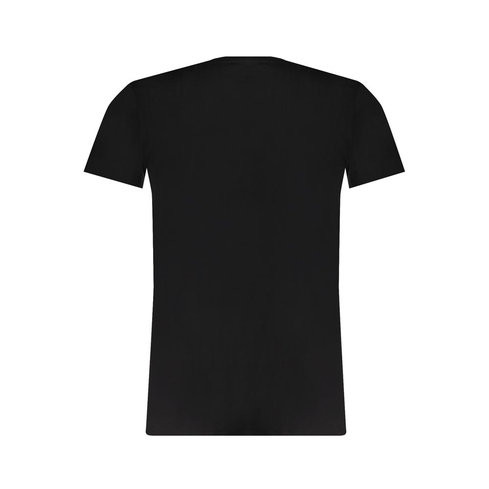 Black Cotton Men's T-Shirt designed by Trussardi - Image 2