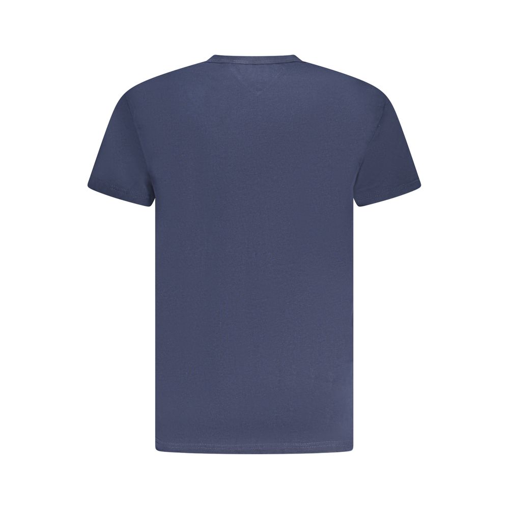 Blue Cotton Men T-Shirt designed by Tommy Hilfiger - Image 2