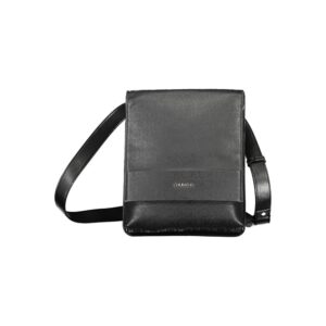 Black Polyester Shoulder Bag