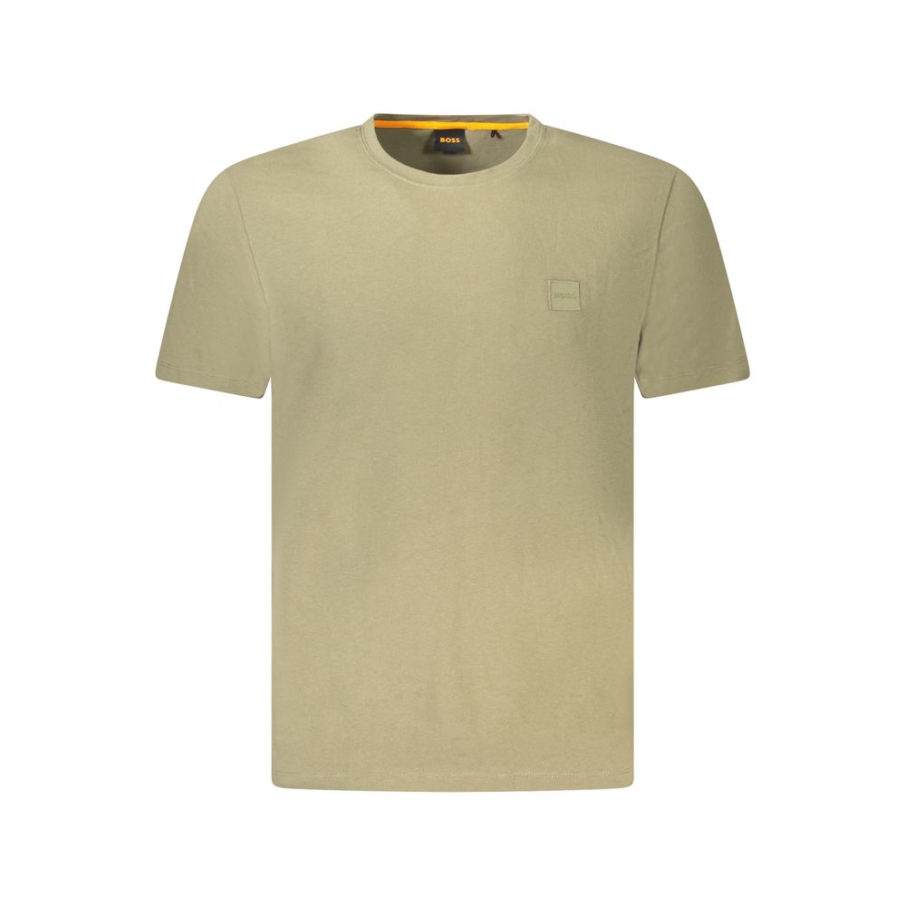 Green Cotton Men T-Shirt designed by Hugo Boss