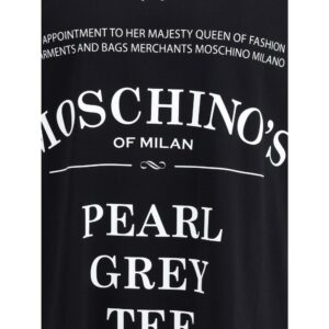 Authentic Black Soft Cotton T-Shirt designed by Moschino