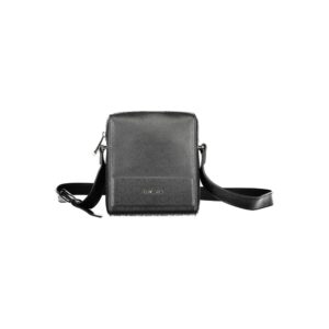 Black Polyester Shoulder Bag