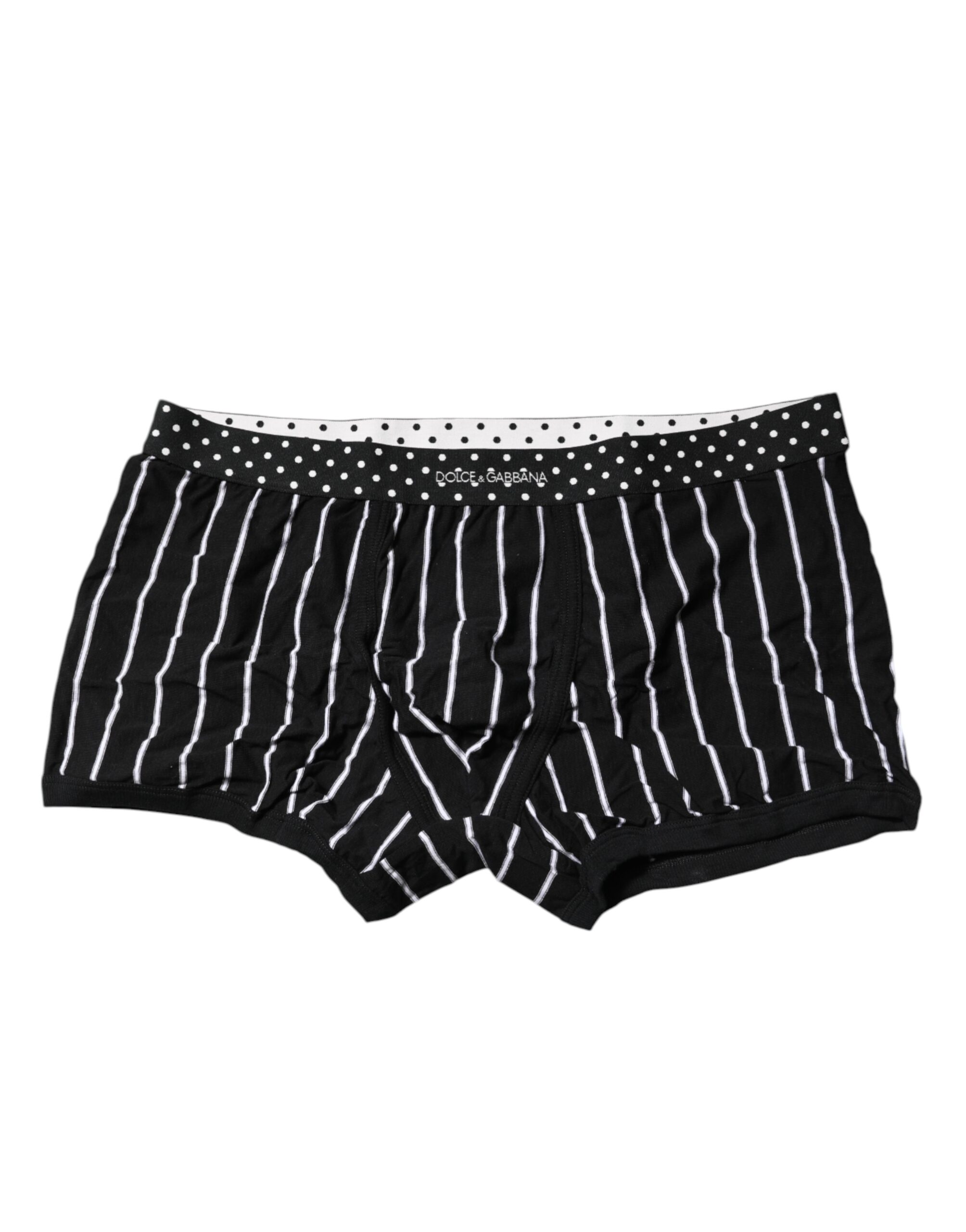 Black White Striped Regular Boxer Underwear designed by Dolce&Gabbana