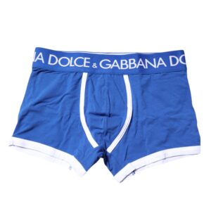 Blue Logo Boxer Brief Underwear designed by Dolce&Gabbana