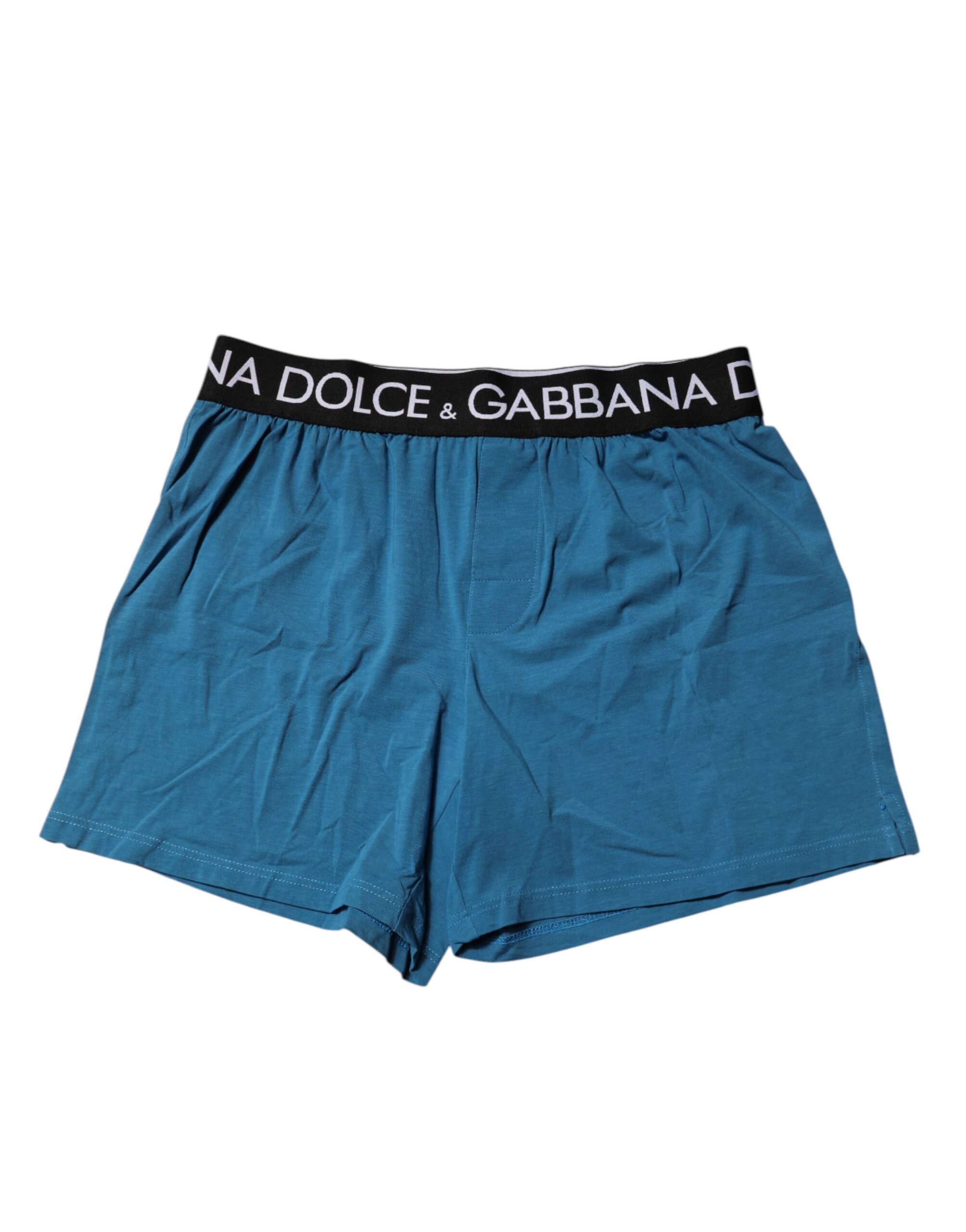 Blue Logo Waist Regular Boxer Shorts Underwear - Image 2