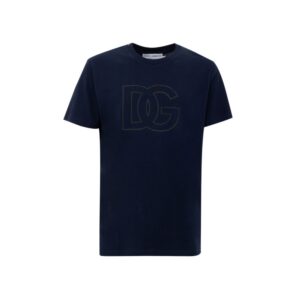 Blue Soft Cotton T-Shirt designed by Dolce&Gabbana