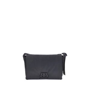 Chic Black Polyamide Shoulder Bag designed by Balenciaga