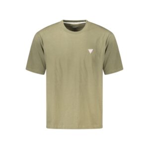 Green Cotton T-Shirt designed by Guess