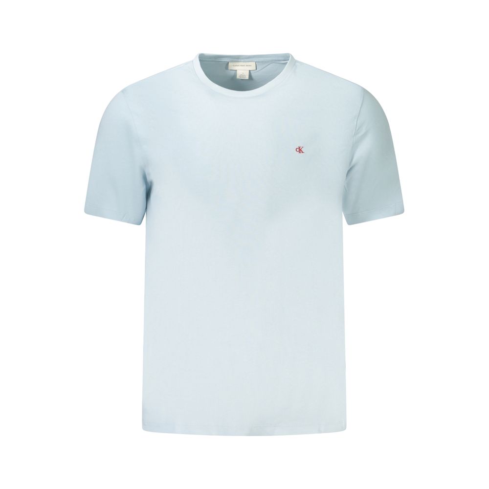 Blue Cotton Men T-Shirt designed by Calvin Klein