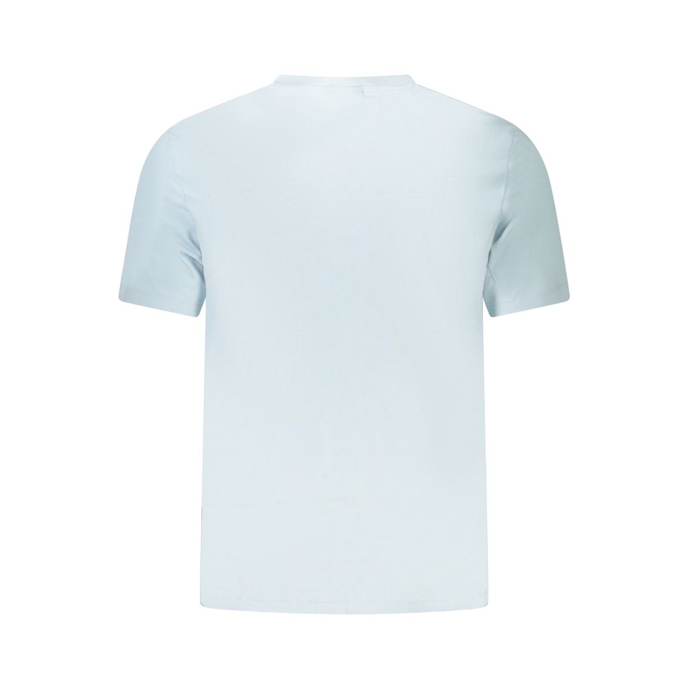 Blue Cotton Men T-Shirt designed by Calvin Klein - Image 2