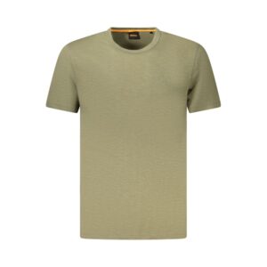 Green Cotton Men T-Shirt designed by Hugo Boss