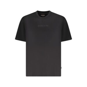 Casual Black Cotton T-Shirt designed by Guess