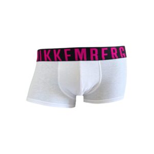 White Cotton Men Boxer Underwear designed by Bikkembergs