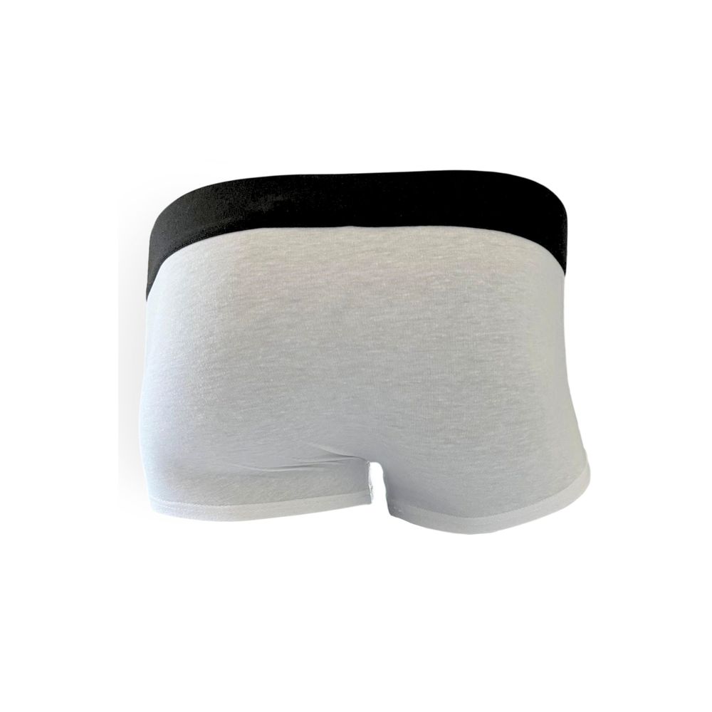 White Cotton Men Boxer Underwear designed by Bikkembergs - Image 2