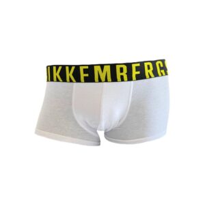 White Cotton Men's Boxer Underwear designed by Bikkembergs