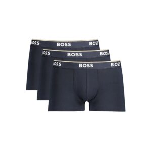 Blue Cotton Men Boxer Underwear designed by Hugo Boss