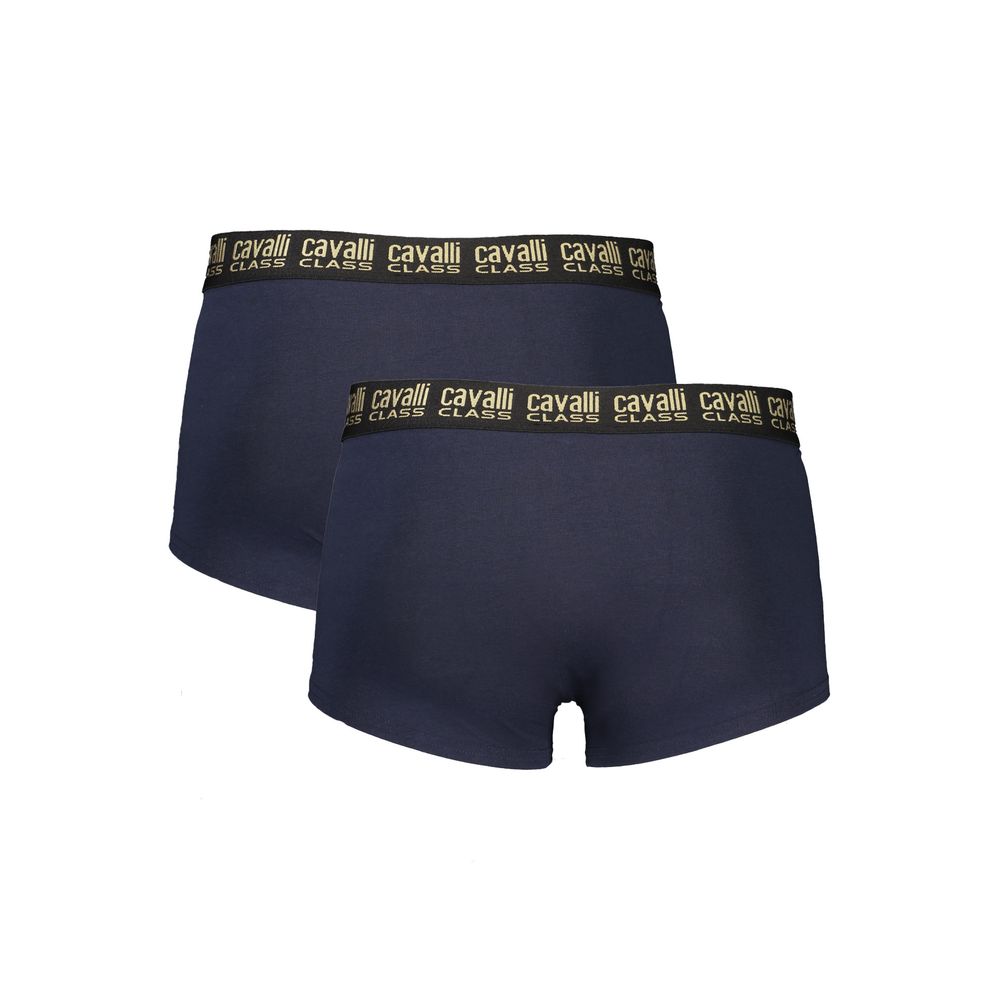 Blue Cotton Men Boxer Underwear designed by Cavalli Class - Image 2