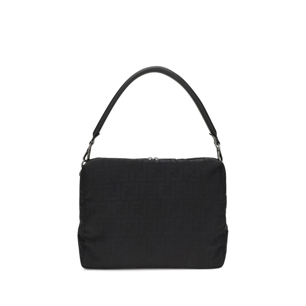Stylish Lui Black Polyamide Shoulder Bag designed by Fendi