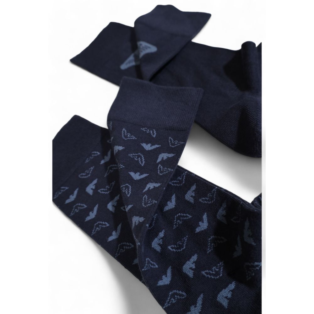 Blue Cotton Socks - Image 3