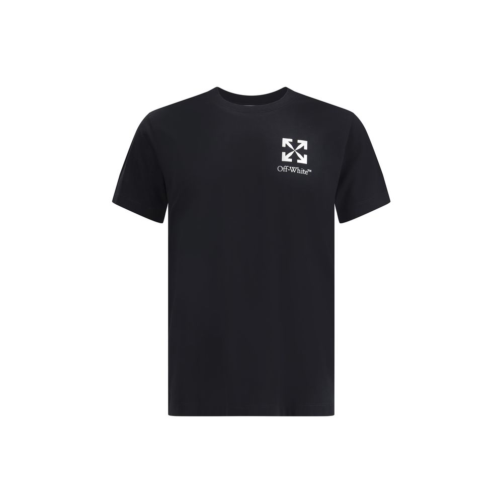 Stylish Black Cotton T-Shirt designed by Off-White